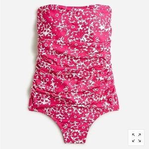 J Crew Ruched one-piece swimsuit